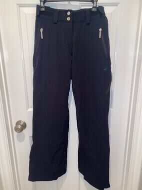 Descente Black Insulated Ski Snow Pants Size Women Large